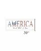 America Land that I Love 1 White Framed Print Wall Art