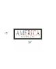 America Land that I Love 2 Black Framed Print Wall Art