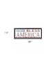 God Bless America 7 Black Framed Print Wall Art