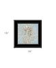 Coral Seahorse II 3 Black Framed Print Wall Art