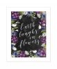 Earth Laughs in Flowers 3 White Framed Print Wall Art
