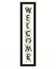 Welcome Sign II 3 Black Framed Print Wall Art