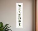 Welcome Sign II 4 White Framed Print Wall Art