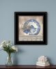 Farmhouse Blues II 3 Black Framed Print Wall Art