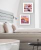 Set Of Two Jones Beach and Sailboat 2 White Framed Print Wall Art