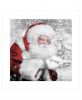 Santas Little Friends 2 White Framed Print Wall Art