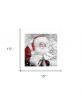 Santas Little Friends 2 White Framed Print Wall Art