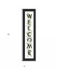 Welcome Sign II 2 Black Framed Print Wall Art