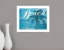 Beach Take Me There 2 White Framed Print Wall Art