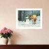 Well Hello There 1 White Framed Print Wall Art