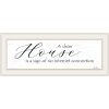 A Clean House 1 White Framed Print Wall Art