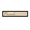 Friend a Gather Here 2 Black Framed Print Wall Art
