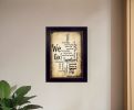 We Go Together I Black Framed Print Wall Art