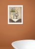Bath 1 White Framed Print Bathroom Wall Art