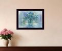 Susies Blue 1 Black Framed Print Wall Art
