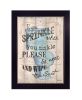 If You Sprinkle When You Tinkle Black Framed Print Bathroom Wall Art