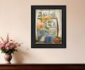 Afternoon Flower Black Framed Print Wall Art