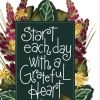 Grateful Heart 2 White Framed Print Wall Art