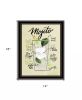 Mojito 1 Black Framed Print Wall Art