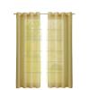 Two 84"  Gold Solid Modern Window Panels