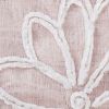 Two 84"  Blush Floral Embroidered Window Panels