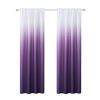 Two 84" Purple Ombre Window Curtain Panels