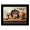 Trendy Decor 4U "By Grace" Framed Wall Art, Modern Home Decor Framed Print for Living Room, Bedroom & Farmhouse Wall Decoration by Susan Boyer - as Pi