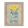 "Sunshine" By Deb Strain, Printed Wall Art, Ready To Hang Framed Poster, Beige Frame - as Pic