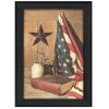 "God and Country" By Billy Jacobs, Printed Wall Art, Ready To Hang Framed Poster, Black Frame - as Pic