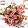 11pcs Bouquet Of DRIED Flowers ROSE Roses Bouquet Of Natural Air Dried Nordic Wind Wedding Home Decoration Valentine Day Gift - A - 11pcs