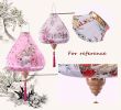 Painted Chinese Cloth Lantern Traditional Purple Flowers Home Garden Hanging Decorative Lampshade 14" - Default