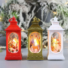 New Year Santa Elk Light String Christmas LED Desktop Xmas Ornament Christmas Decoration for Home Natal Decor - Gold snowman