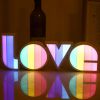 LOVE Letter Led Light For Propose Proposal And Engagement Wedding Party Stage Background Valentine's Day Decor Home Outdoor Lamp - 2 - Love Letter
