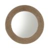 Natural Jute Rope Round Wall Mirror