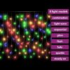 LED Curtain Icicle Lights 393.7" 400 LED Colorful 8 Function - Orange