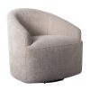 Upholstered 360 Degree Swivel Chair - as Pic