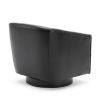 Garland Black Wood Base Swivel Chair - as Pic