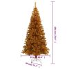 Artificial Christmas Tree with Stand Gold 6 ft PET - Gold