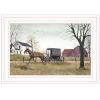 Goin to Market 1 White Framed Print Wall Art
