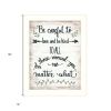 Be Careful 1 White Framed Print Wall Art